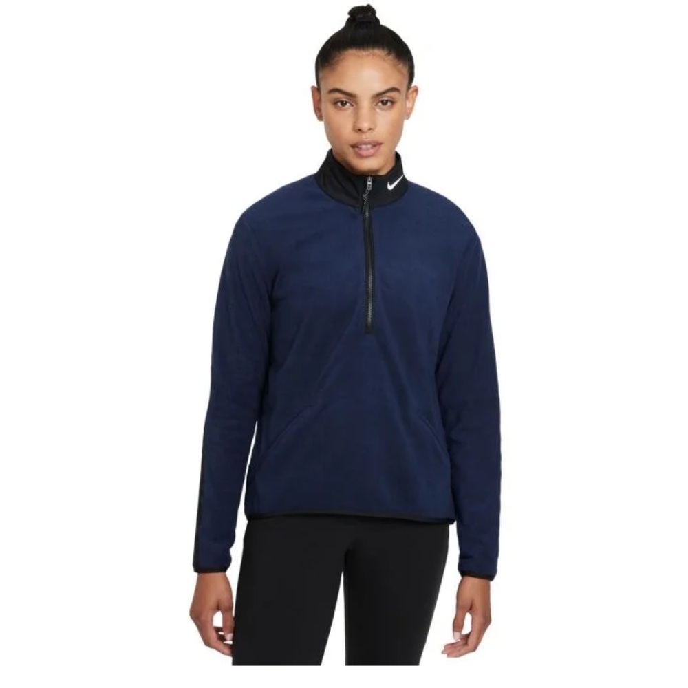 NWT Nike ThermaFit Victory 1/2 Zip Golf Pullover in Navy, Size S
